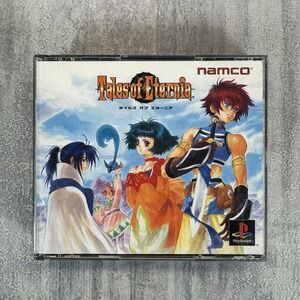 Tales Of Eternia + PS1 Sony Japan Import PlayStation namco RPG NTSC-J Complete